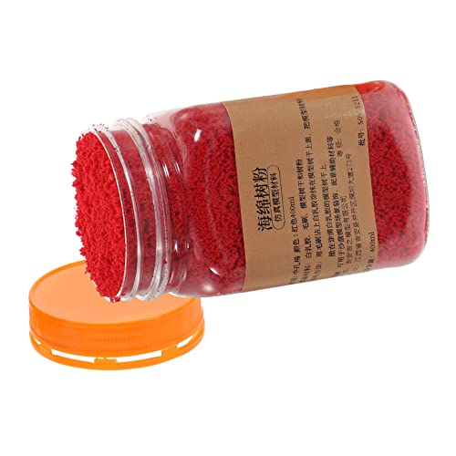 Gatuida Polvere Di Albero Di Spugna 400ml Per Modellismo Fai Da Te, Forniture Per Modelli in Miniatura Polvere Di Muschio Realistica, Erba Artigianale Per Decorazioni Di Micro Paesaggi e Diorami