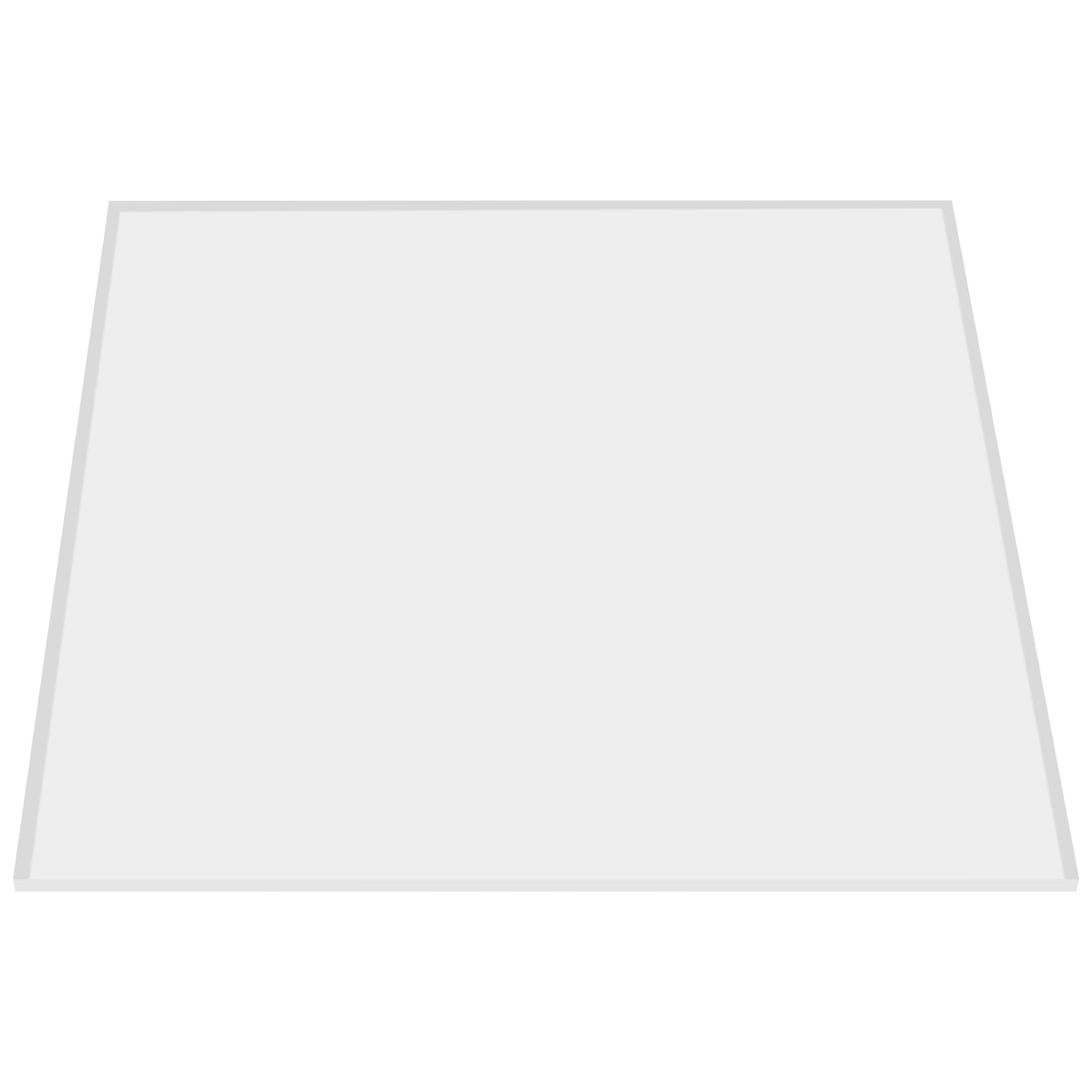 ZOENHOU 2 płyty z pleksiglasu, 300 x 300 mm, grubość 6 mm, przezroczyste płyty ze szkła akrylowego do projektów DIY, ramek na zdjęcia, malowania, wystaw projektów, dekoracji stołu i majsterkowania