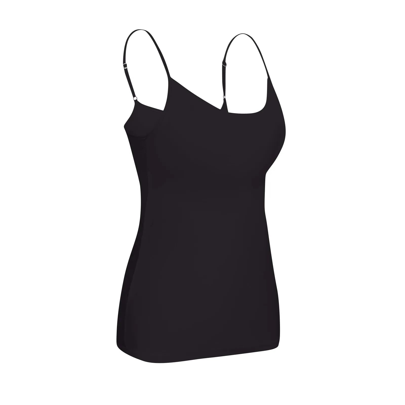 Canotta Con Reggiseno Imbottito Da Donna, Con Spalline Sottili, Regolabile, Con Reggiseno Incorporato, Abbigliamento Fitness