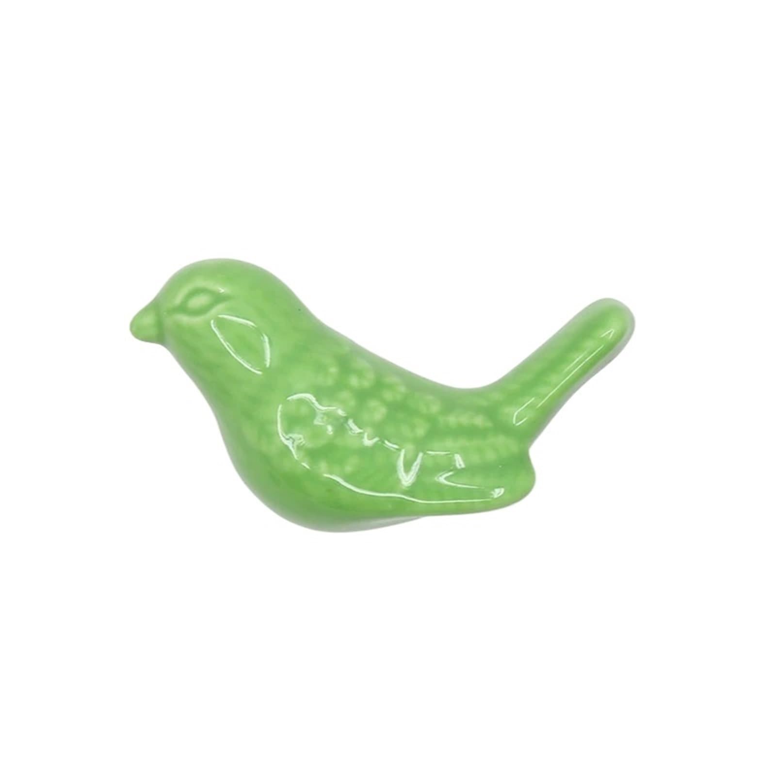 Kifsdlf Color4 2Pcs Ceramic Bird Cabinet Knob Drawer Furniture Handles Dresser Single Hole Door Pulls Wardrobe For Cupboard Wardrobes Furniture(Color4)