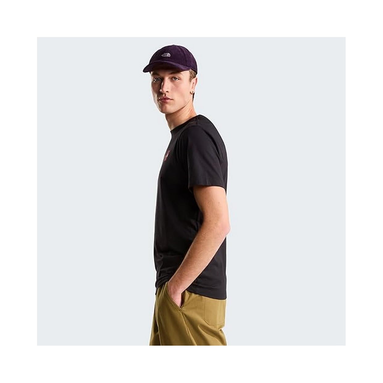 THE NORTH FACE - Męski T-shirt z grafiką o regularnym kroju Never Stop Exploring - TNF BLACK, XL