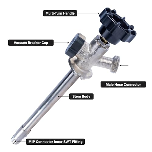 Midline Valve 84263 Anti-Siphon Sillcock Frost Free Outdoor Faucet thumb #4