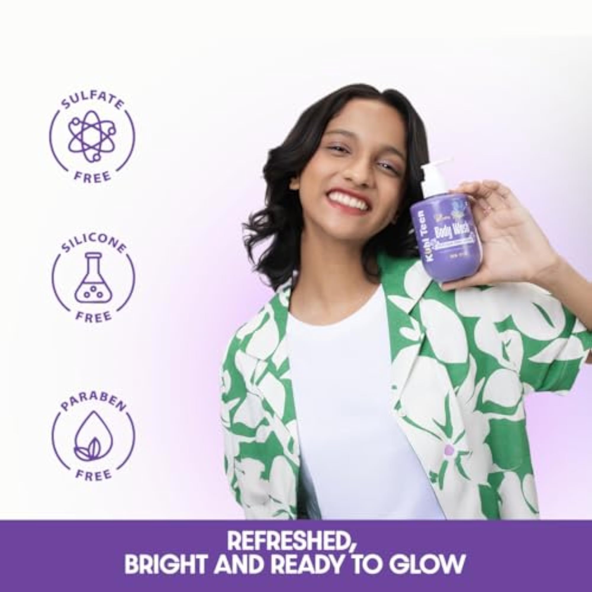 Kuhl Blume Spritz Body Wash for Girls, Moisturizing Cleanser