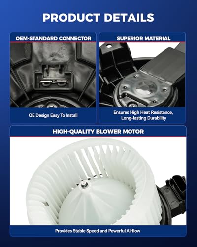 Image of KAX AC Blower Motor Fit for Toyota Colla 2009-2019, Matrix 2009-2013, RAV4 2006-2018,Scion tc 2011-2016,Scion xB 2008-2015,Pontiac Vibe 2009-2010- HVAC Heater Blower Motor Replaces# 75840,700230