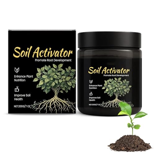 Soil Activators Organic Soil Activator & Plant Fertilizer Supports Root Development & Nutrient Absorption for Garden Lawn Indoor & Outdoor Plants 200g