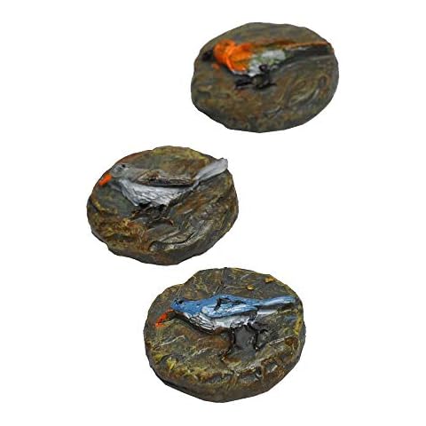Miniature Fairy Garden Bird Stepping Stones Set of 3 Cover
