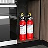 Ougist ABC Fire Extinguisher for Home & Vehicle - 2.5 lb 1-A:10-B:C Rated, Dry Chemical Fire Safety with Quick-Release Handle, Certified for Kitchen/Car/Boat Use-Model FF1KG-2Pack