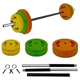 40LB Adjustable Barbell & Dumbbell Set – Free Weights for Strength, Muscle Building, Home Gym, PU Padded Grip, Easy-to-Adjust Fitness Weight Lifting Kit