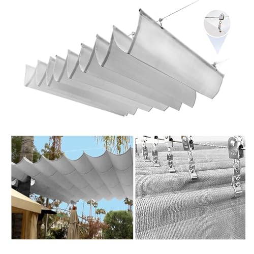 Voile d'ombrage imperméable et anti-UV protégeant du soleil - 5