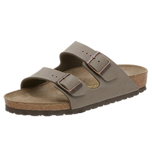 Birkenstock Unisex Arizona Sandal,Stone Birkibuc,39 M EU