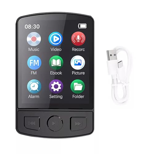 1.77-inch MP3 Player with Clip, Portable Music Player with FM Radio