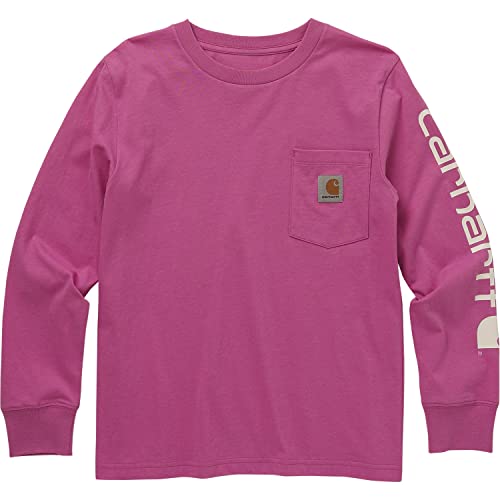 Image of Carhartt Girls Long-Sleeve Pocket Tee T-Shirt