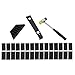 HYDDNice Laminate Wood Flooring Installation Kit with 30 Spacers Hardwood Floor Fitting Tool Set Tapping Block Pull Bar and Mallet