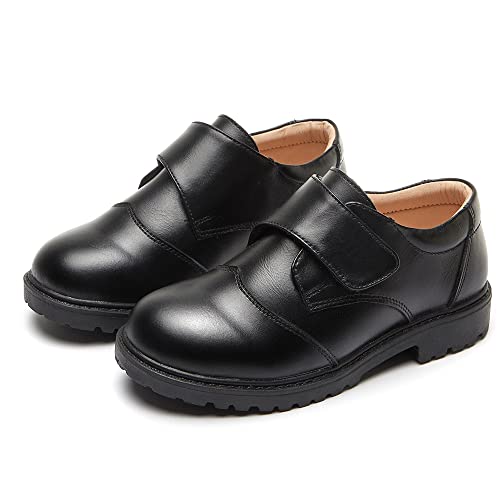 Kids Boy's Oxfords Shoes (Little Kid/Big Kid) Comfort (F510-Black, 5) #TOP1