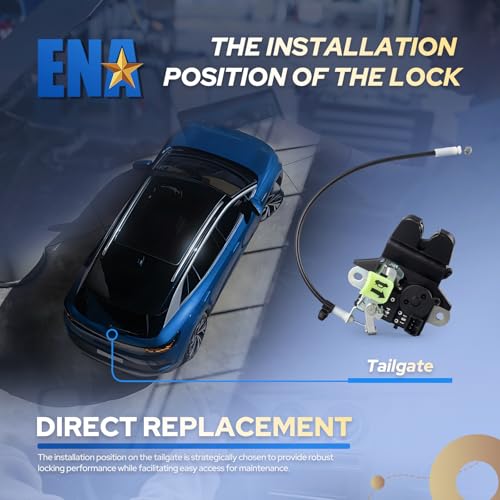 Image of ENA 81230-3Q000 Rear Tailgate Trunk Latch Lock Actuator Compatible with Hyundai Sonata 2011 2012 2013 2014 2015 Sedan Liftgate Tail Gate Latch Lock Actuator Motor Rear Door Hatch Assembly