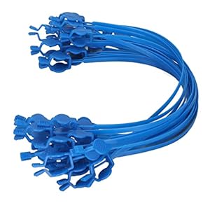 Tooth Bib Clip Durable Flexible Tooth Napkin Holder Convenient Easy to Clip for Dental Department (Blue)