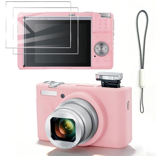 Funda de silicona para Canon PowerShot SX740/SX730 HS rosa