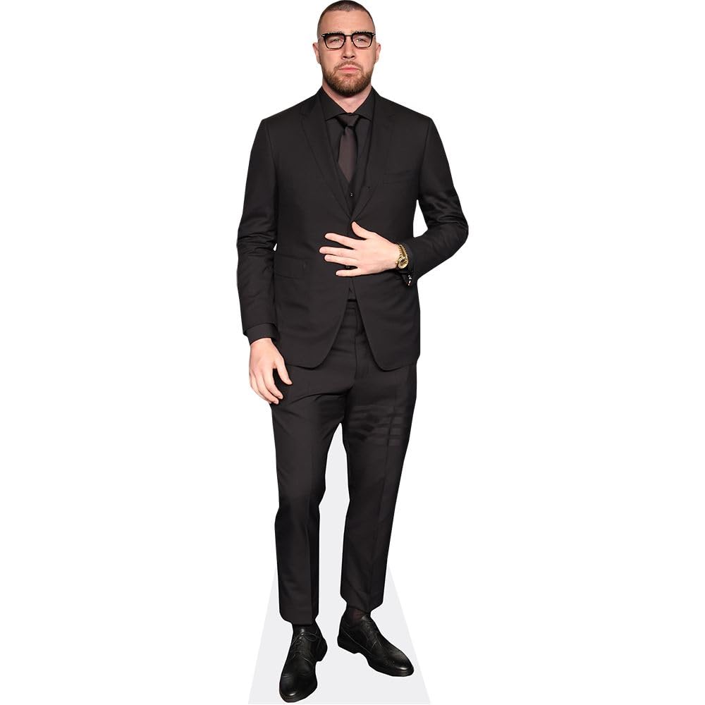 Travis Kelce (Black Suit) Mini Size Cutout