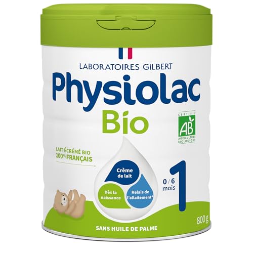 PHYSIOLAC Lait 1er âge 800g Bio - 800 Gr