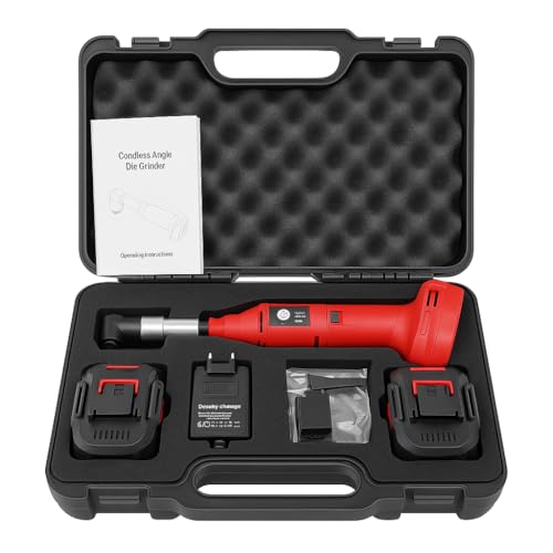 Meuleuse Sans Fil P6 avec Variateur + 2 Batteries – Spécial Carreleurs & Bricoleurs Puissante – Compacte – Mobile – Précise