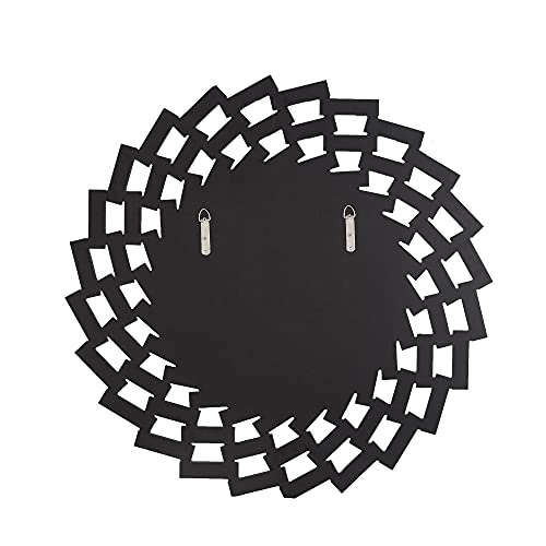 Shyfoy 31.5'' Round Mirror Wall Decor Beveled Decorative Wall Mirrors Silver Hanging Mirror For Living Room Bedroom Entryway Large Modern Accent Mirror #TOP6