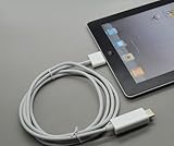 DAZONE 1.8m 6FT Dock Male Connector to HDMI Male HDTV Adapter Cable 1080P for iPad 1 2 3 iphone 4 4G 4S