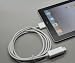 DAZONE 1.8m 6FT Dock Male Connector to HDMI Male HDTV Adapter Cable 1080P for iPad 1 2 3 iphone 4 4G 4S
