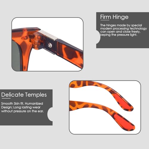 Image of Dervin UV 400 and Polarized Square Sunglasses Shades for Men & Women
