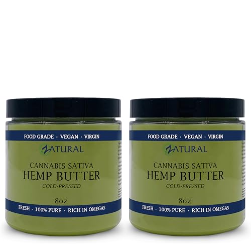 Zatural Hemp Butter Handcrafted, Vegan, 2 Simple Clean Ingredients (2