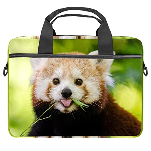 Sac à bandoulière pour ordinateur 13.3 motif panda roux idéal pour le bureau et l'université