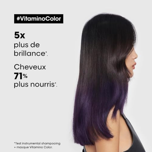 'Oréal Professionnel Shampoing Fixateur de couleur Cheveux Colorés & Méchés en Manque d'Éclat Anti Oxydant Prolonge & Sublime la Couleur Douceur & Brillance Vitamino Color Serie Expert 500ml - vue 4