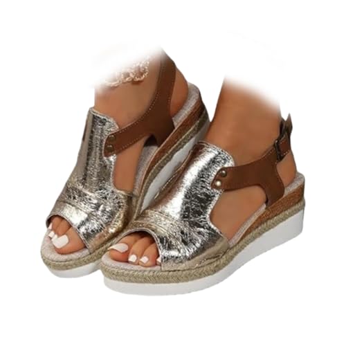 Sandales espadrilles compensées femme | Plateforme confort voyage