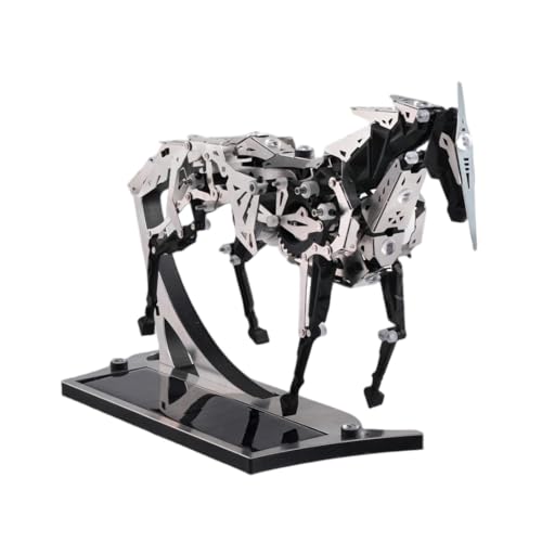 Puzzle de metal 3D Punkbuild, maqueta de caballo solar con 165 piezas exclusivas 2