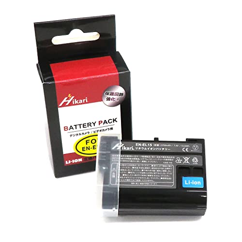 Amazon | str 純正品EN-EL15bよりも18%増の2250mAh大容量 高性能