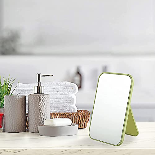 Image of Table Desk Vanity Makeup Mirror,8-Inch Portable Folding Mirror for Women(Blue,Pack of 1)