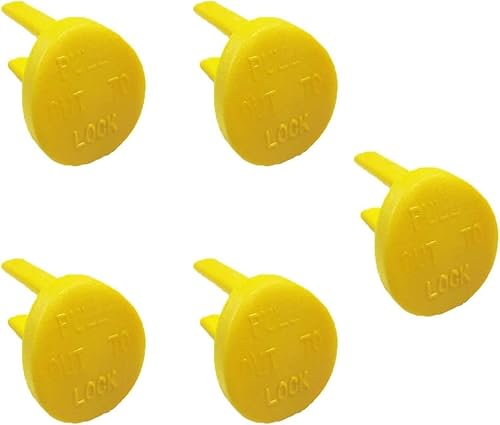 Yellow Safety Switch Key Compatible with Craftsman Radial Arm Jointer Band Drill Sears Table Saw, Sander, Band Saw, Drill Press Parts- Oval (5pcs-pack) -  Alex Borstein