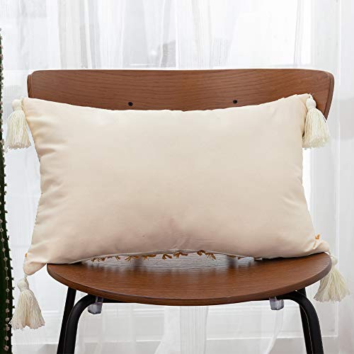 Blue Page SQ1083-YELLOW-30X50 Lumbar Small Decorative Throw Pillow Covers thumb #6