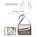 DEEVORCA Moda Simple Bolso De Hombro Para Mujer Retro Bolsos Cruzados Casual Cuero PU Impermeable Bolsas De Mensajero Trabajar Fiesta Viajar Fecha Múltiples Bolsillos Bolso Satchel Bronce Imagen de DEEVORCA Moda Simple Bolso De Hombro Para Mujer Retro Bolsos Cruzados Casual Cuero PU Impermeable Bolsas De Mensajero Trabajar Fiesta Viajar Fecha Múltiples Bolsillos Bolso Satchel Bronce