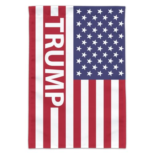 GRAPHICS & MORE President Trump American Flag Garden Yard Flag (Pole Not Included)