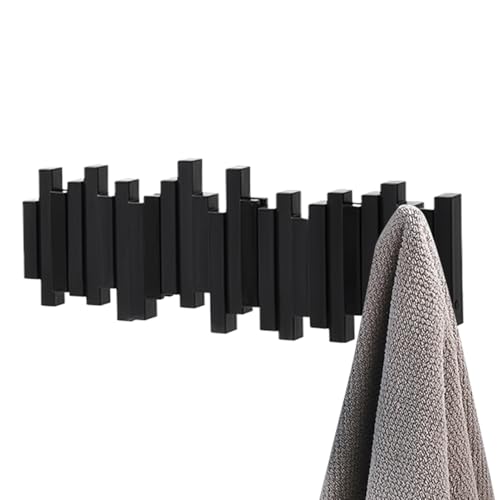 Perchero de pared para colgar ropa llaves