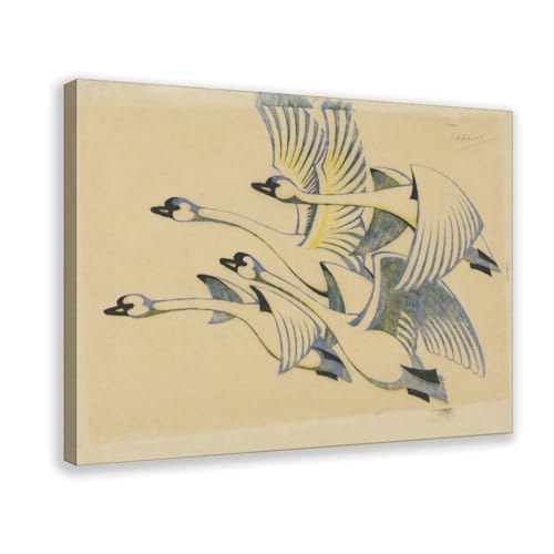 Impression toile Swans Cyril Power cadre haut de gamme 20,3x30,5 cm