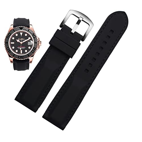 Bracelet de montre en silicone souple pour remplacer caoutchouc usé