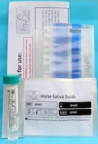 EquiSal Tapeworm Saliva Testing Kit for Horses - Single Test Kit