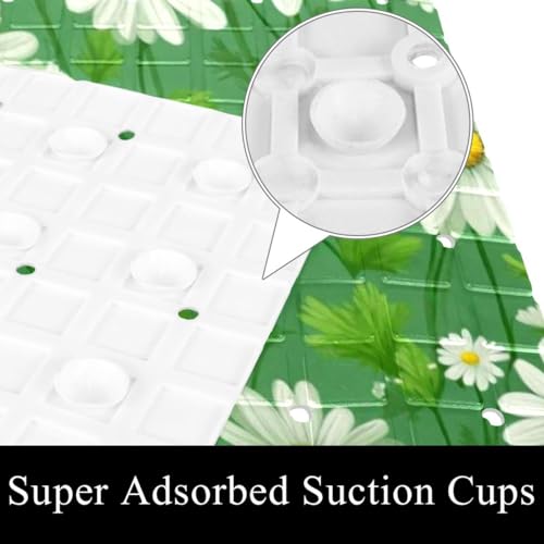Tapis de bain antidérapant de qualité supérieure extra long en PVC durable - 4