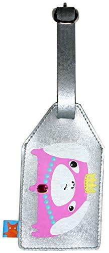 Naughty Naughty Pets - Luggage Tag - Pretty Princess Vicki - Silver
