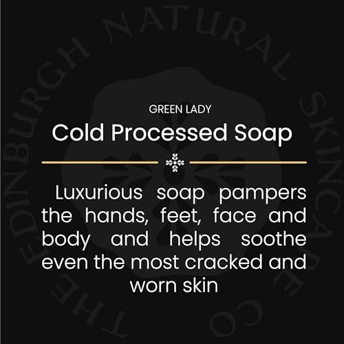 Green Lady Soap Bar - 100% Natural & Vegan, Yellow, 100 g (Pack of 1) - Image 3