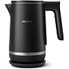 غلاية مزدوجة معزولة من سلسلة Philips 7000، سعة 1.7 لتر، غطاء زنبركي، غليان سريع، سهل التنظيف، HD9396/90