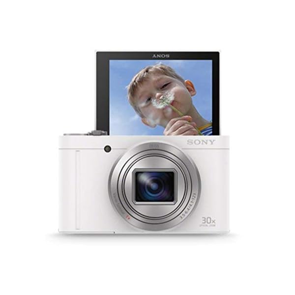 DSC-WX500 Camera White 18.2MP 30xZoom 3.0LCD FHD WiFi