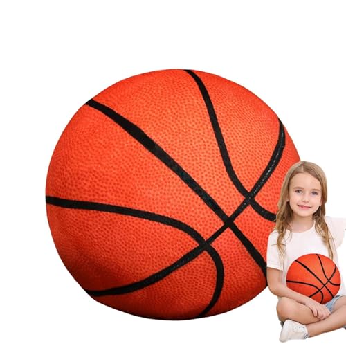 Realistic Basketball Plush Pillow, Stuffed Ball Toy Cushion, Creative Soft Throw Pillow for Boys, Sofa, Bed, Couch, Car, Flexibl