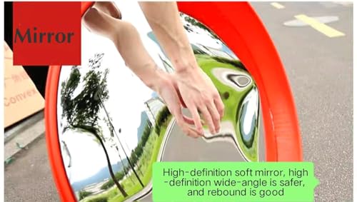 Miroir de sécurité pour porte d'entrée éliminant l'angle mort